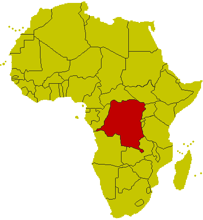 Karte Kongo-DR