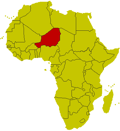 Karte Niger