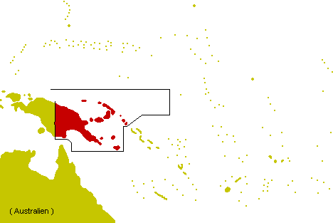 Karte Papua-Neuguinea