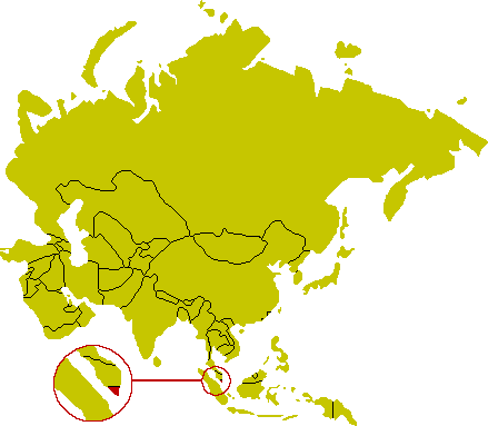 Karte Singapur