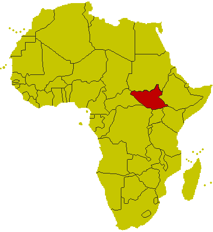 Karte Süd-Sudan